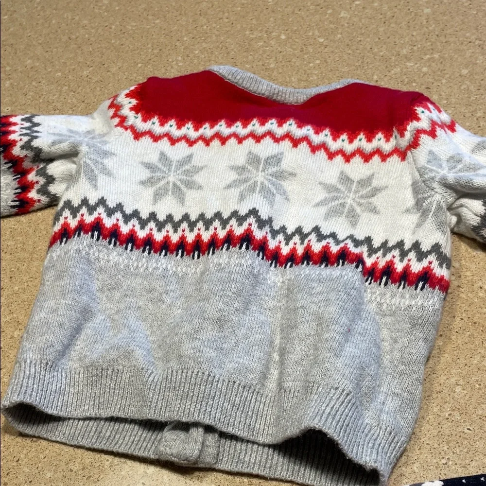 Gymboree Red and Gray Kids Matching Set